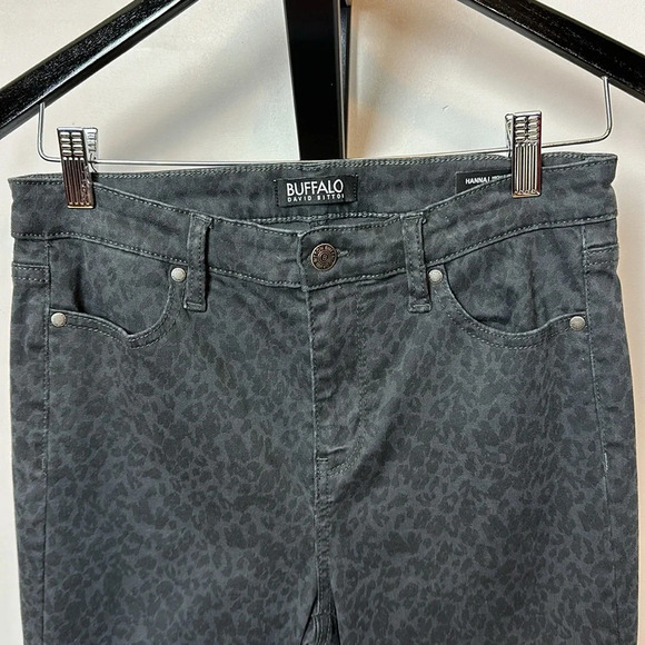 NWOT Buffalo David Bitton Hanna animal print high-rise skinny leg  stretch pants - Picture 5 of 12
